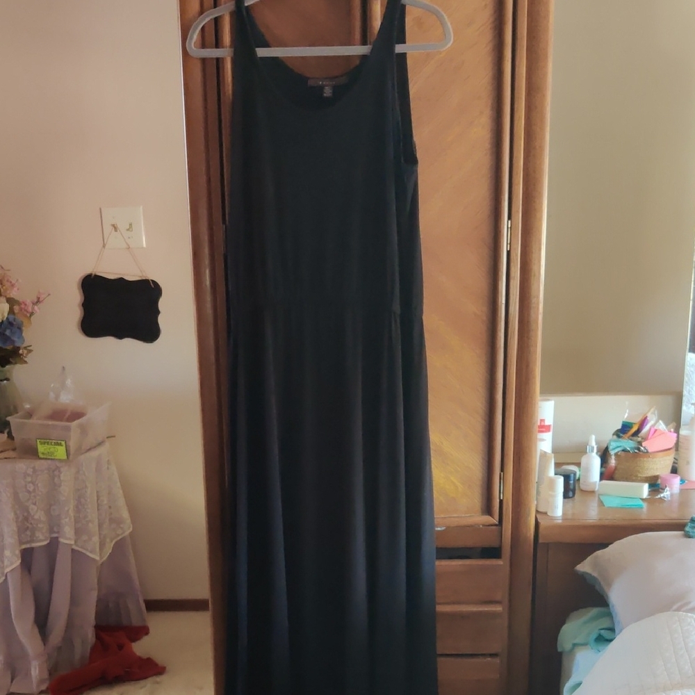 Fever Elegant Black Maxi Dress